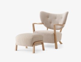 Wullf fauteuil + poef