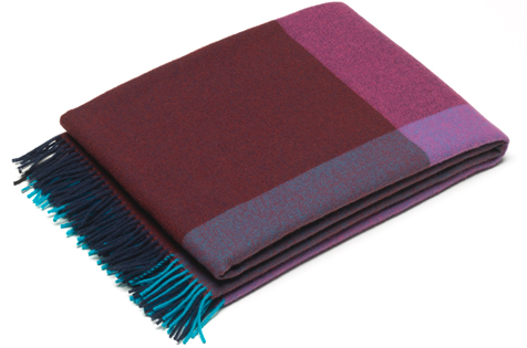 Colour Block Blanket Plaid
