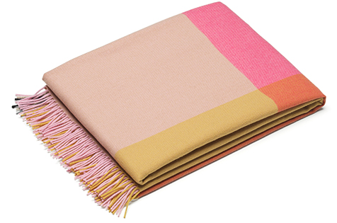Colour Block Blanket Plaid