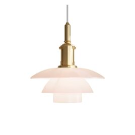 Louis Poulsen PH 3/3 hanglamp brass/pale rose