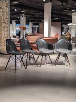 Vitra 2x DAW + 2x DSW eetkamerstoelen (set van 4)